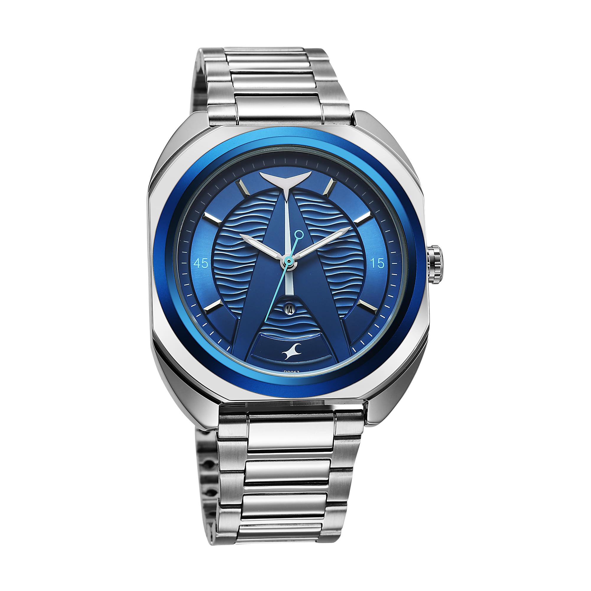 Fastrack Oceanyx Quartz Blue Shaped Dial Men's Watch